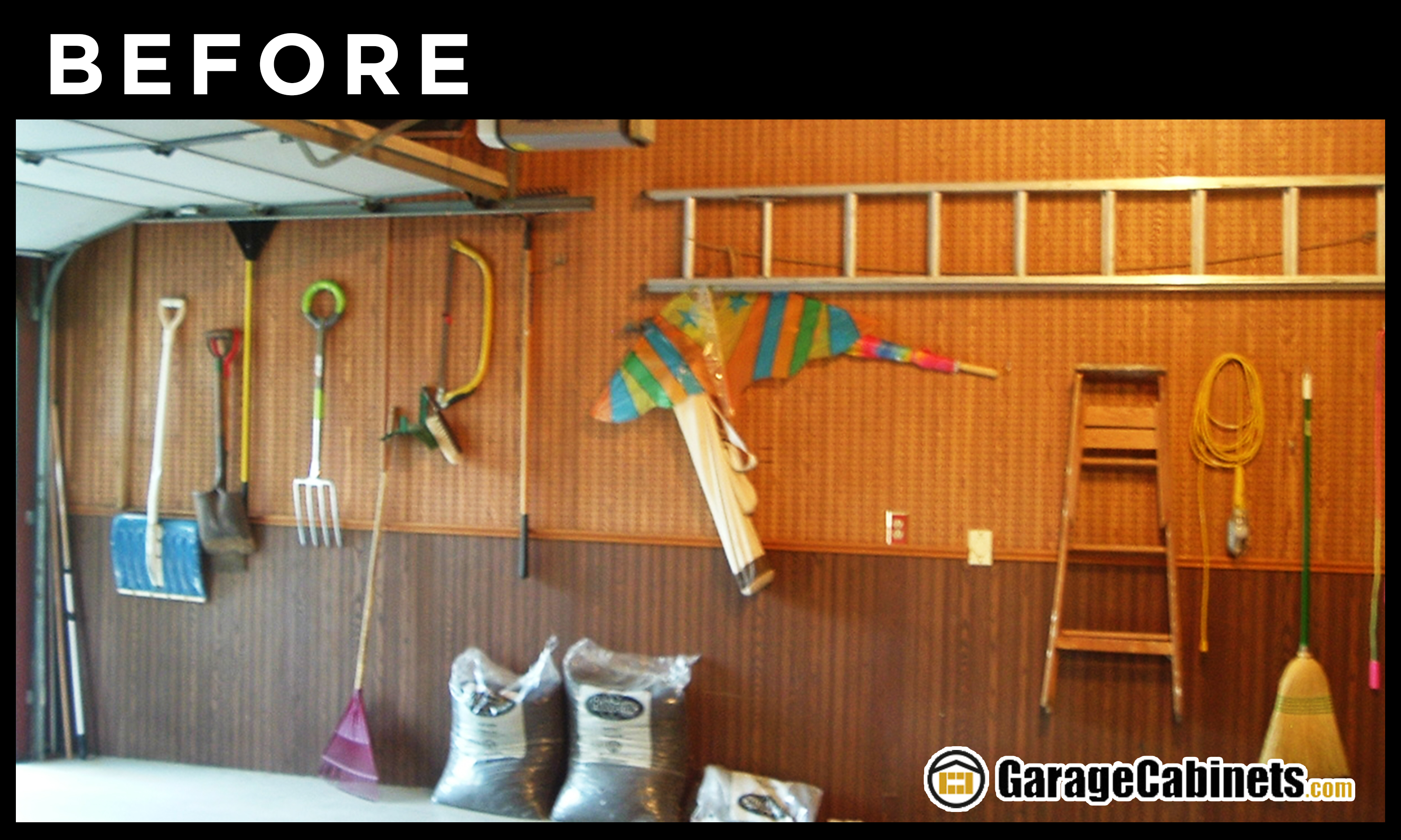 More Slatwall Accessories Needed Garage slatwall that needs improvement.