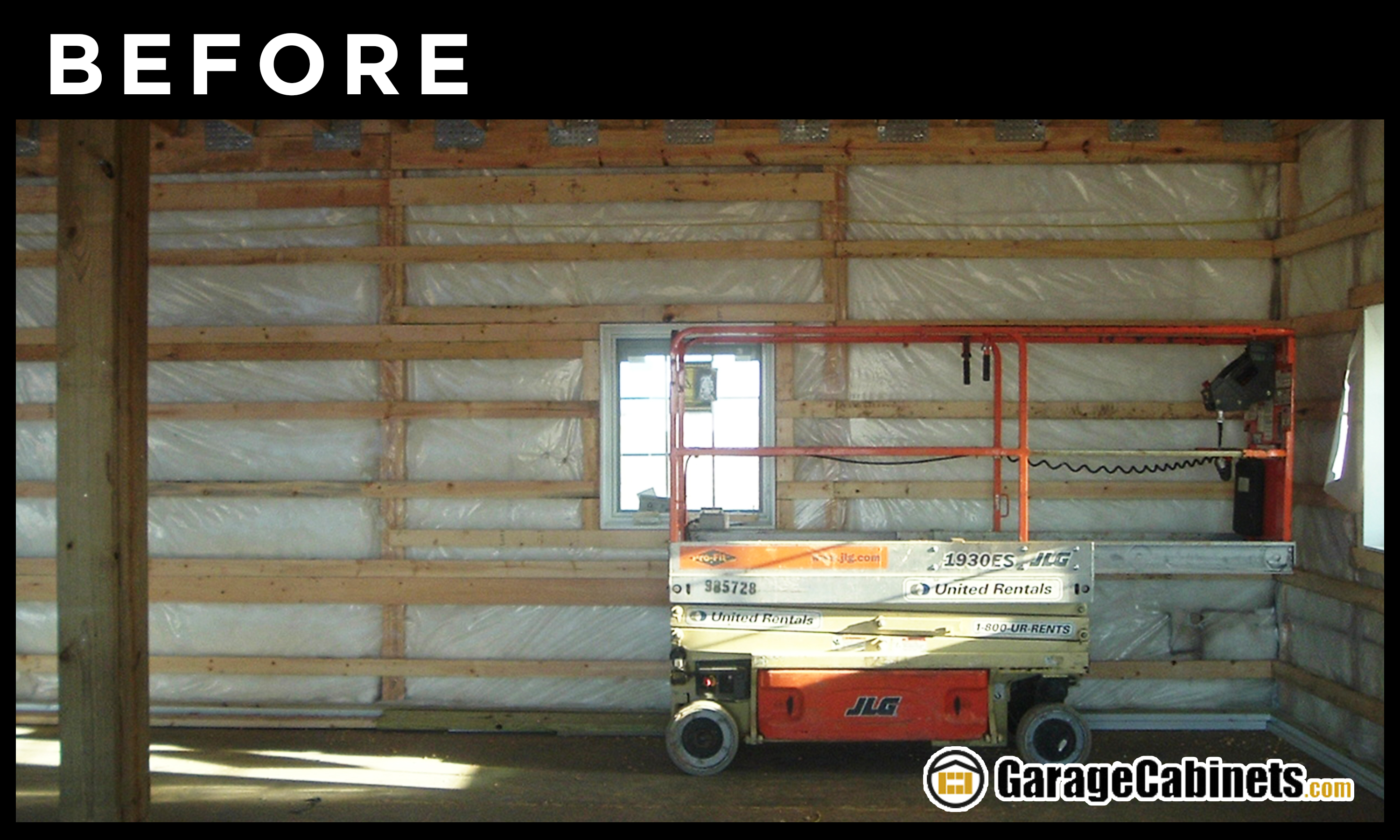 Garage Apartment Makeover Before The Garage Apartment before the complete garage makeover that made it stunning