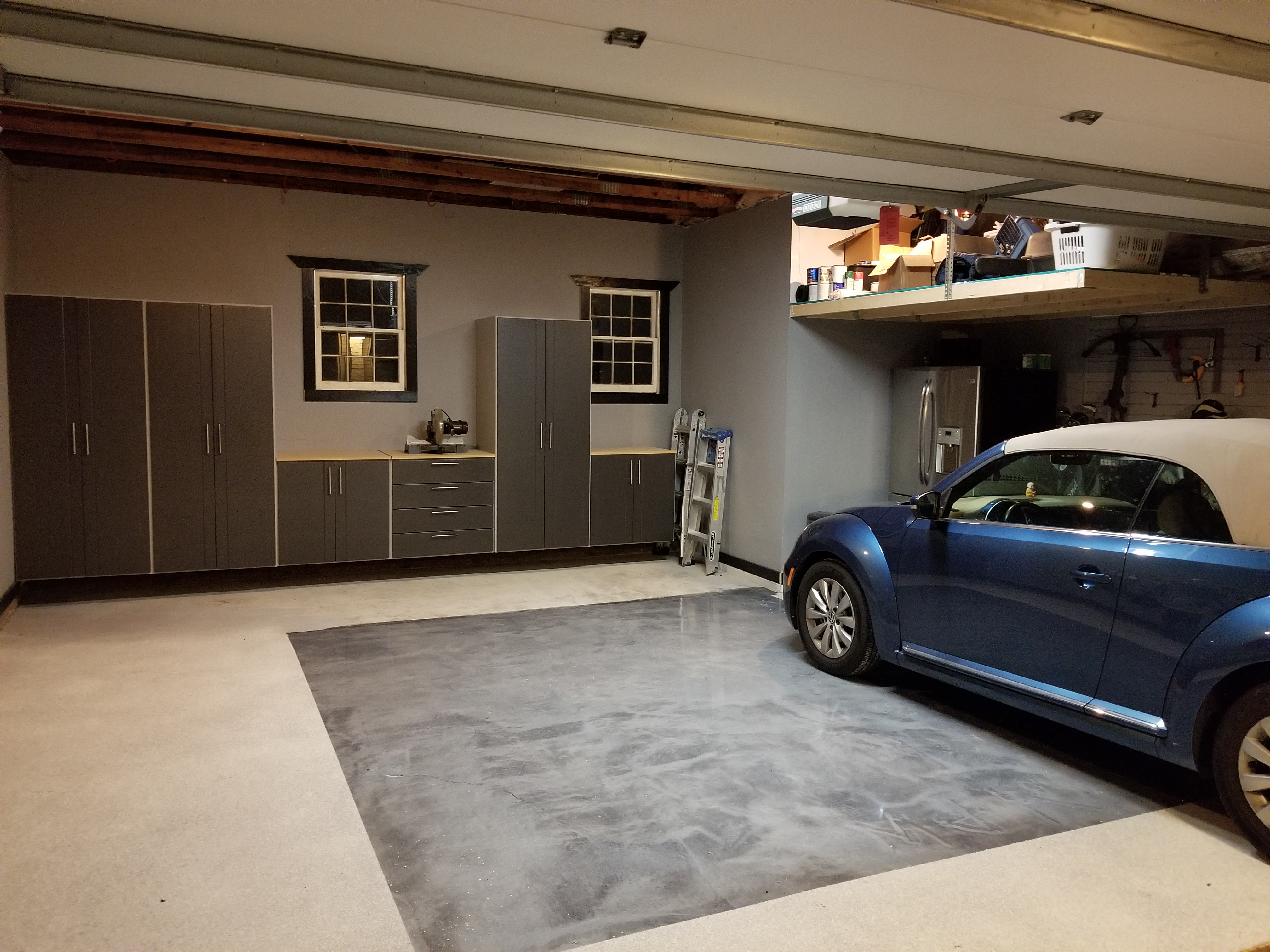 Martin's final result garage storage organization