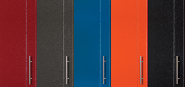 We offer five powder-coated colors to choose from.