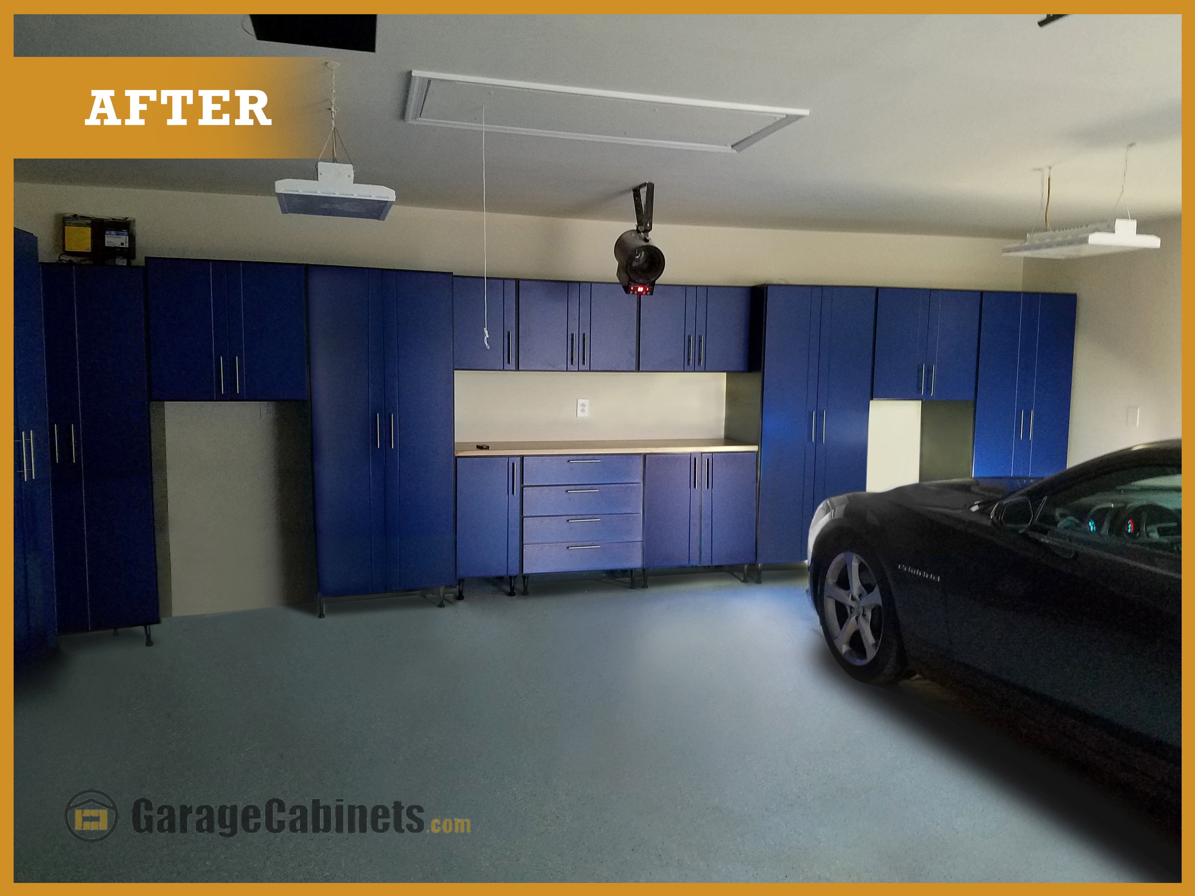 "After" total garage organization transformation