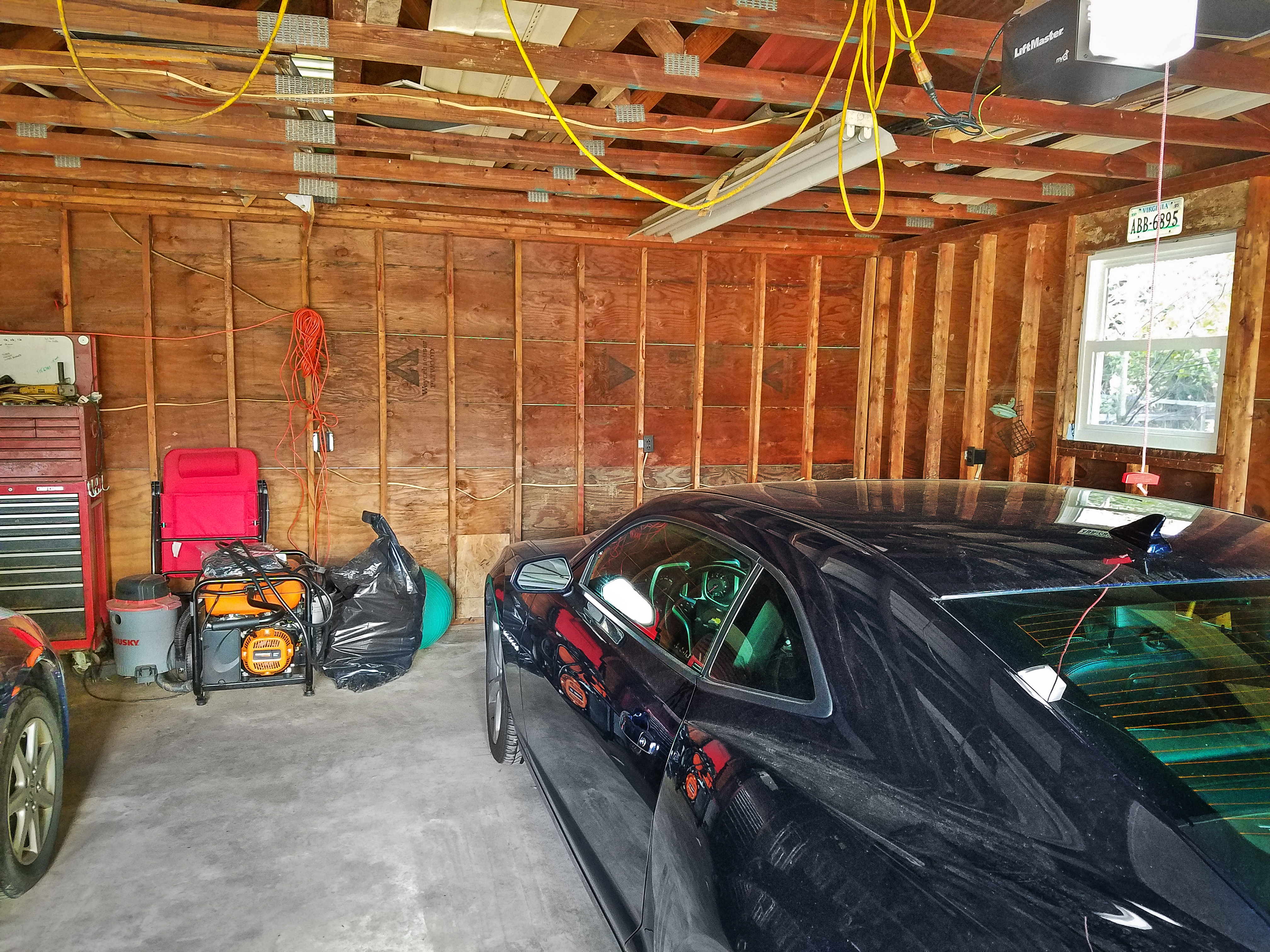 Unfinished floors were the perfect candidate for epoxy flooring.