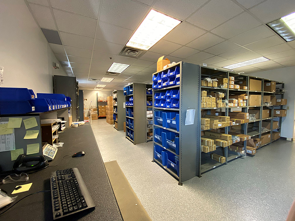 Parts and material storage