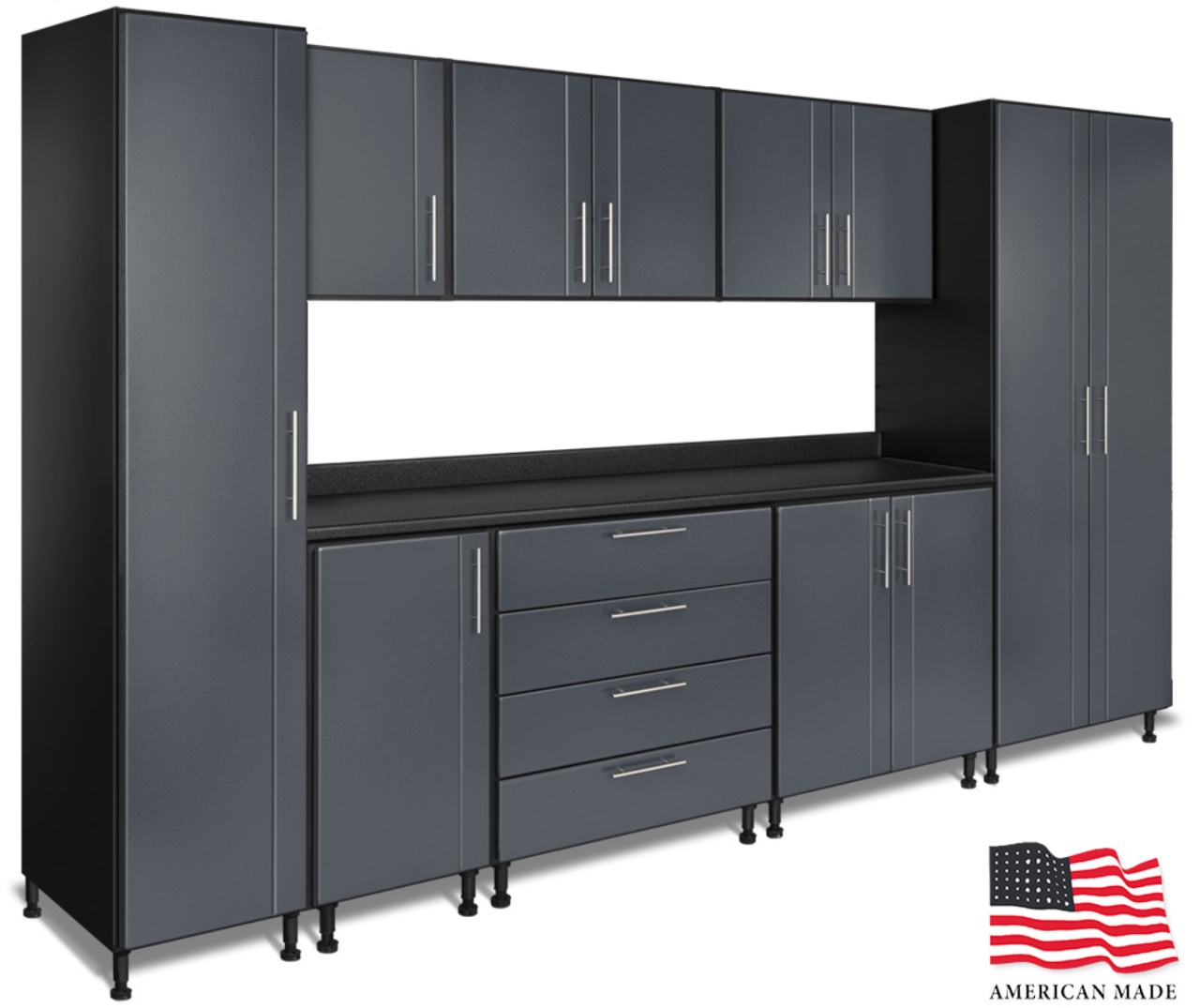 garage cabinets grey example