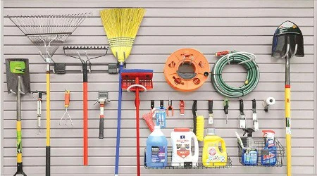 Slatwall Accessories Will Solve Your Garage Clutter Problem