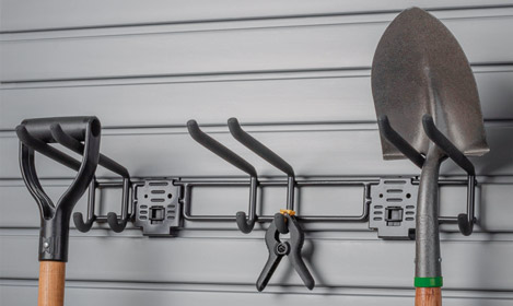 Slatwall Accessories Will Solve Your Garage Clutter Problem