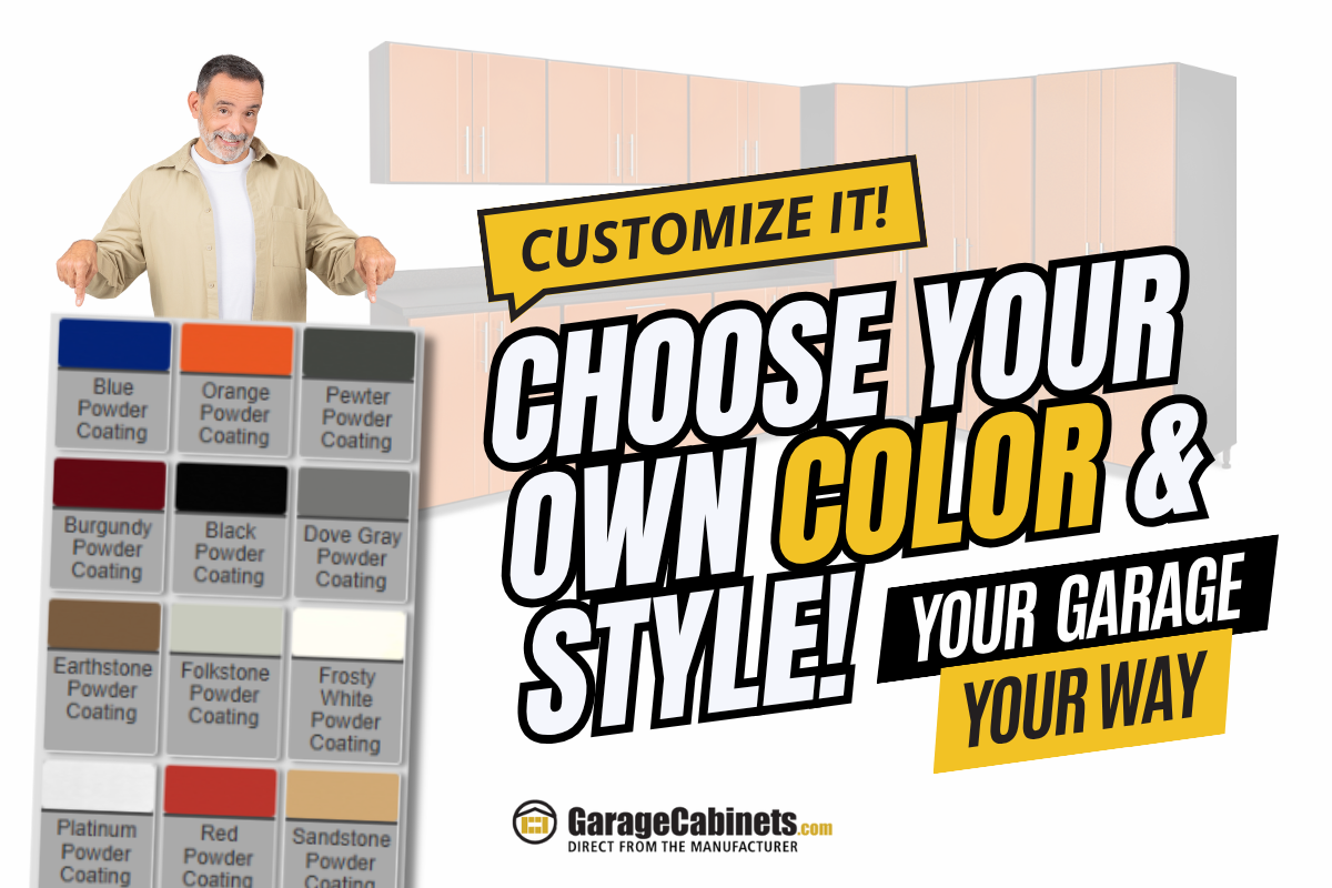 More Cabinet and Color Choices: Customize Your Dream Garage with GarageCabinets.com